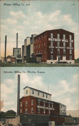 Watson Milling Co. and Imboden Milling Co. Wichita, KS Postcard Postcard Postcard