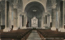 Interior of St. Mary's Cathedral Postcard