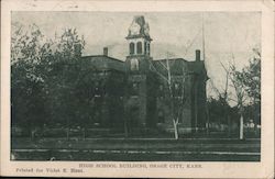 High School Building Osage City, KS Postcard Postcard Postcard