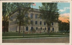 Court House, Huron S.D. Postcard