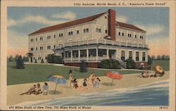 Villa Ambrose Myrtle Beach, SC Postcard Postcard Postcard