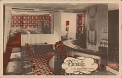 The Piccadilly In The Melbourne Hotel, Grand and Lindell Boulevard Postcard