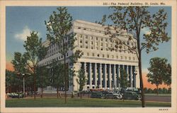 The Federal Building, Located At Twelfth Boulevared and Market Street Postcard