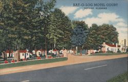 Kat-O-Log Motel Court Dothan, AL Postcard Postcard Postcard