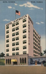 Hotel Patricia Miami, FL Postcard Postcard Postcard