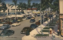 Lincoln Road - Exclusive Shopping Center of Miami Beach, Florida Postcard Postcard Postcard