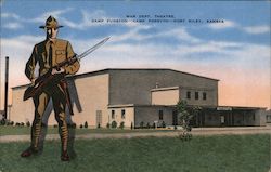 War Department Theatre, Camp Funston-Camp Forsyth Postcard