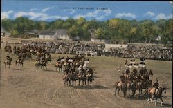 Cavalry at Fort Riley Postcard