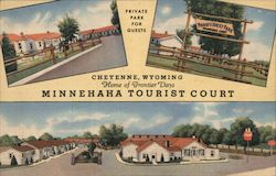 Minnehana Tourist Court Cheyenne, WY Postcard Postcard Postcard