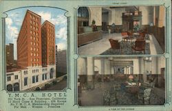 Y.M.C.A. Hotel San Francisco, CA Postcard Postcard Postcard