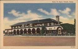 Santa Fe Depot Postcard