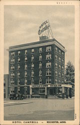 Hotel Campbell Comfortable, Homelike and Fireproof, One Block South Of The Mayo Clinic Rochester, MN Postcard Postcard Postcard