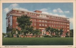 Wesley Hospital Postcard