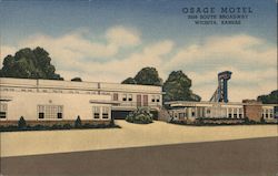 Osage Motel Wichita, KS Postcard Postcard Postcard