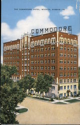 The Commodore Hotel Wichita, KS Postcard Postcard Postcard