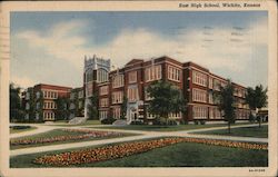 East High School Wichita, KS Postcard Postcard Postcard