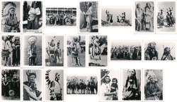 Lot of 21: Native American Chiefs, Various Tribes Pawnee, Ute, Suquamish Postcard