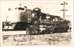 City of San Francisco, Virginia &Truckee Railroad's J. W. Bowker steam locomotive Locomotives Postcard Postcard Postcard