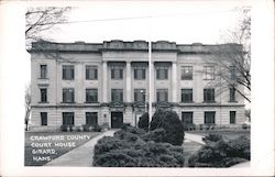 Crawford County Court House Girard, KS Postcard Postcard Postcard