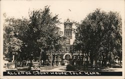 Allen County Court House Iola, KS Postcard Postcard Postcard