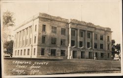 Crawford County Court House Girard, KS Postcard Postcard Postcard