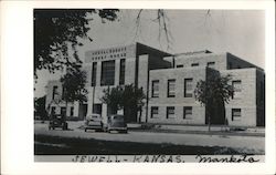 Jewell County Court House Postcard