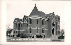 Rush County Court House Postcard