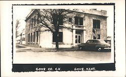 Gove County Court House Kansas Postcard Postcard Postcard