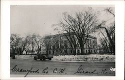 Crawford County Court House Girard, KS Postcard Postcard Postcard