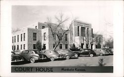 Jewell County Court House Postcard