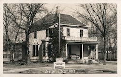 Eisenhower Home Abilene, Kansas Postcard Postcard Postcard