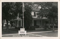 Dwight D. Eisenhower Home Abilene, KS Postcard Postcard Postcard