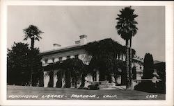 Huntington Library Pasadena, CA Postcard Postcard Postcard