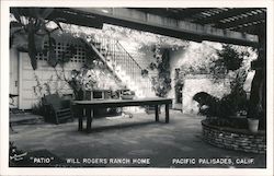 Will Rogers Ranch Home Postcard