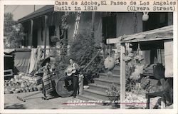 Oldest House in Los Angeles Postcard