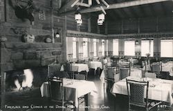 Fireplace and Corner of the Dining Room Grand Lake, CO Postcard Postcard Postcard