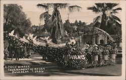 A Prize Winner, Tournament of Roses 1926 Postcard