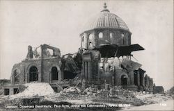 Library, Stanford University, After the Earthquake - April 1906 Palo Alto, CA Postcard Postcard Postcard