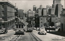 California St. Cable Cars San Francisco, CA Postcard Postcard Postcard