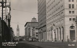 Lower Market St. Postcard