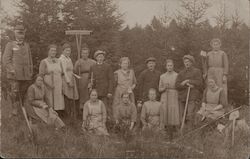 Early 20th. Century Farmers Postcard