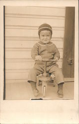 Harold Garrett Smith, 2 Yrs. 3 Mo. Old Tricycle Children Postcard Postcard Postcard