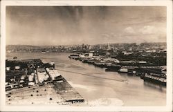 Waterfront with Business District in Background Seattle, WA Postcard Postcard Postcard