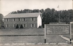 First Territorial Capitol Building, 1855 Fort Riley, KS Postcard Postcard Postcard