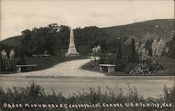 Ogden Monument - Geographical Center U.S.A. Fort Riley, KS Postcard Postcard Postcard