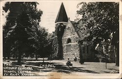 The Chapel, Ground General School Center Fort Riley, KS Postcard Postcard Postcard