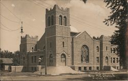 New M E Church Winfield, KS Postcard