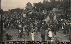 Largest Locomotive in the World Postcard