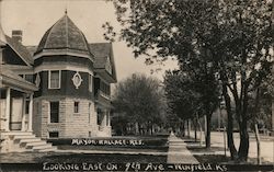 Mayor Charles M. Wallace Residence, 9th Avenue Postcard