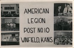 American Legion Post No.10 Winfield, KS Postcard Postcard Postcard